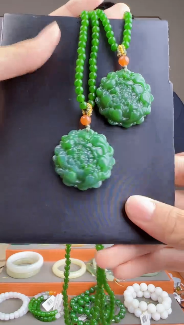 和田玉未镶嵌颈饰多样性发货 拍一单发一个