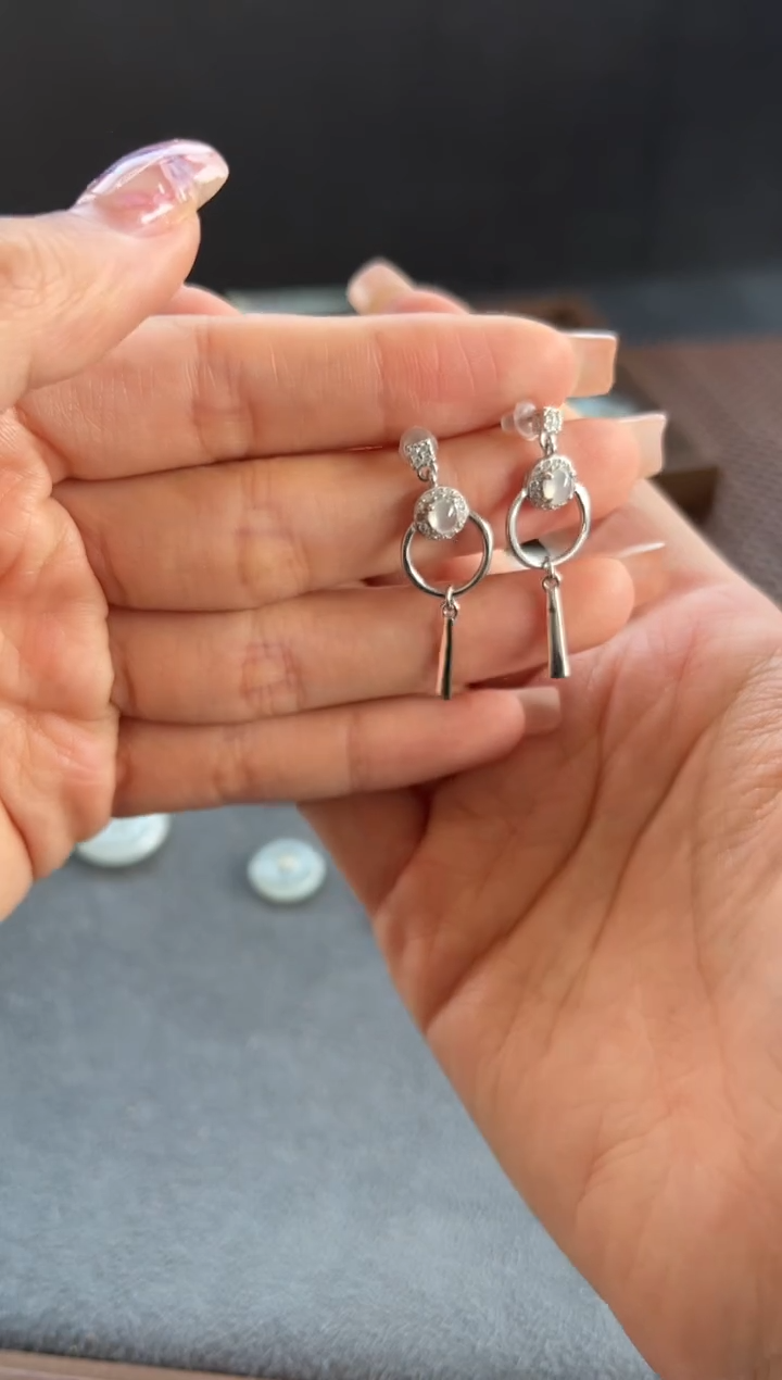 【闪购商品】翡翠耳饰未镶嵌608买断