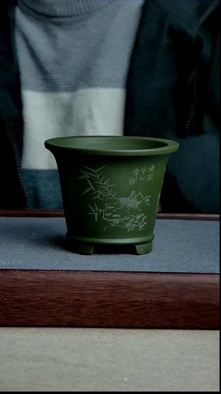 紫砂花盆11.5*10内径紫砂花盆