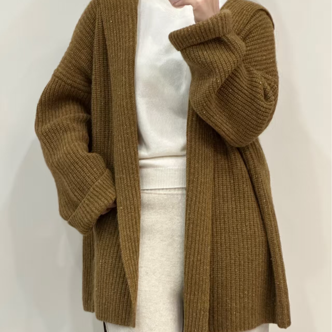 秋季韩版复古百搭宽松慵懒大码短款V领毛衣针织开衫外套女潮