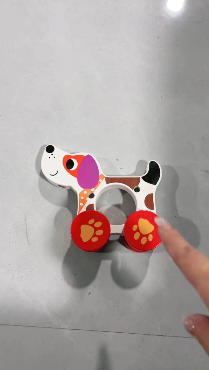 木质小狗车一个实木