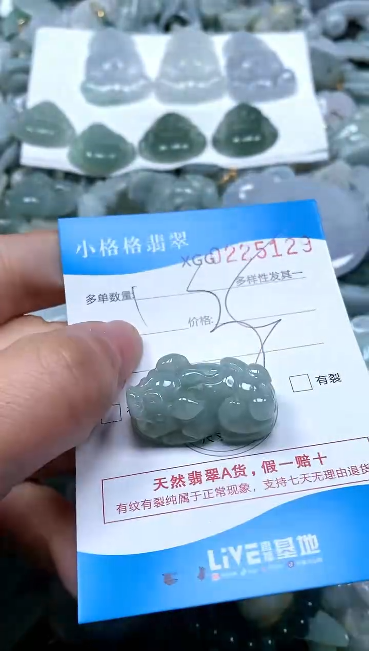 【闪购商品】翡翠颈饰未镶嵌闪购商品0225129