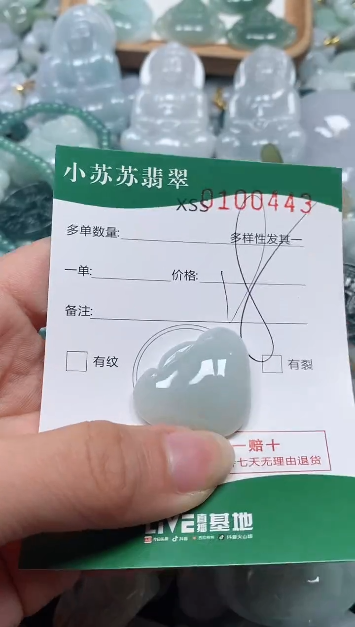 【闪购商品】翡翠颈饰未镶嵌闪购商品0100243