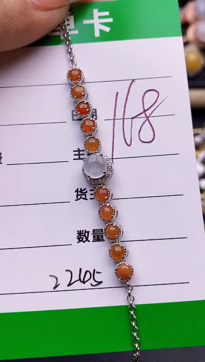 【闪购商品】翡翠戒指银S925镶嵌2245