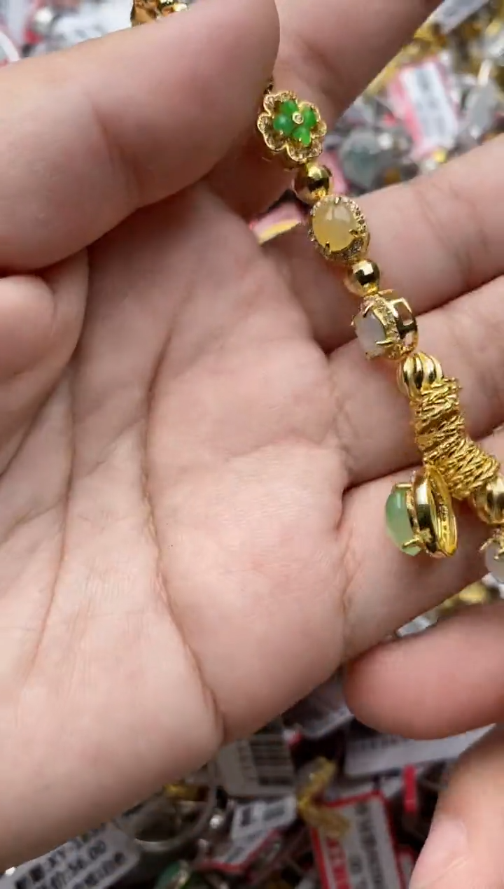 【闪购商品】翡翠戒指银S925镶嵌55555---6