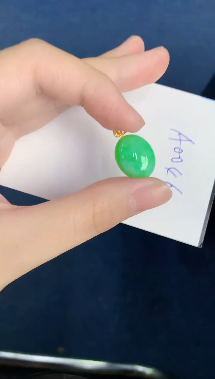 【闪购商品】翡翠颈饰18K金镶嵌000000000