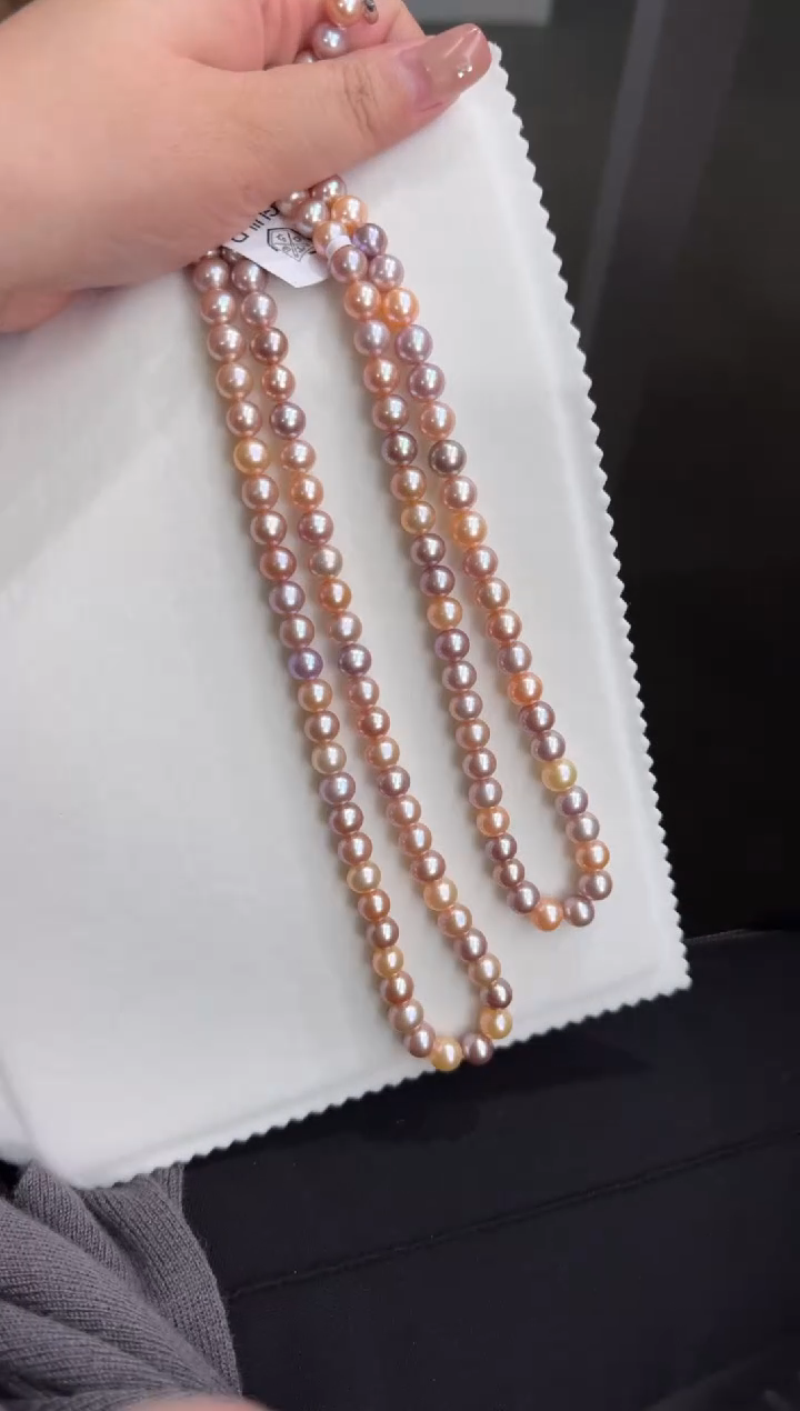 银S925镶嵌项链淡水珍珠S0917-S77-203