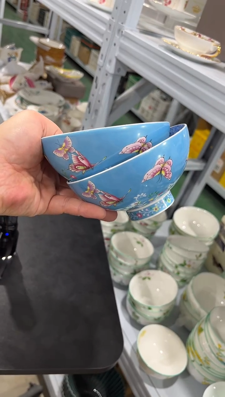 杯子骨瓷（简装）5寸碗两个