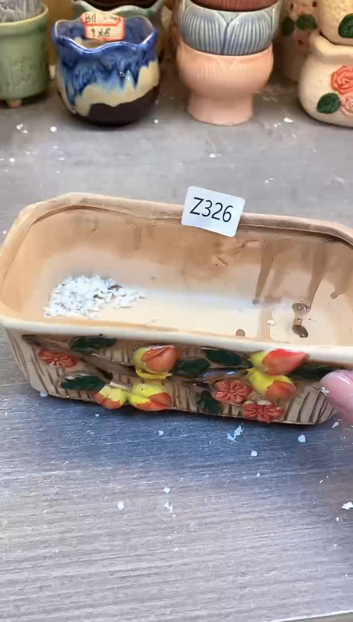 小**～@@陶瓷多肉花盆Z326