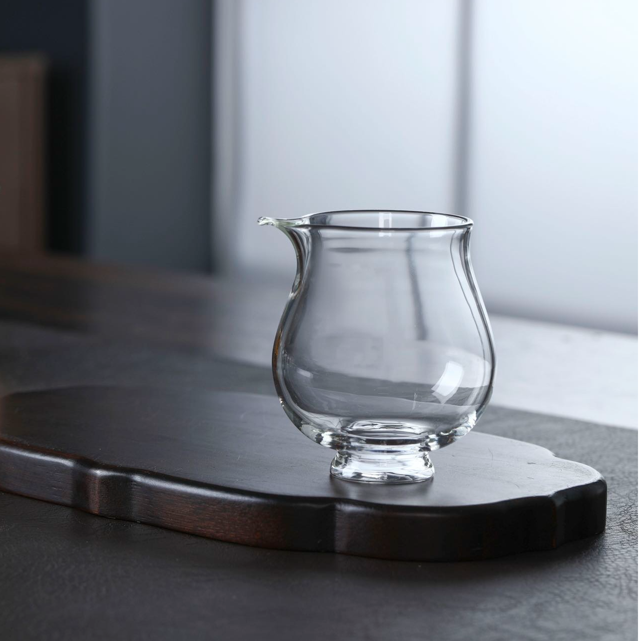 蛋仔公道杯 玻璃公杯分茶器家用150ml