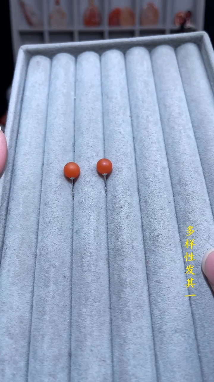 【闪购商品】南红玛瑙珠宝奇石银S925镶嵌(多样性发其一)8+