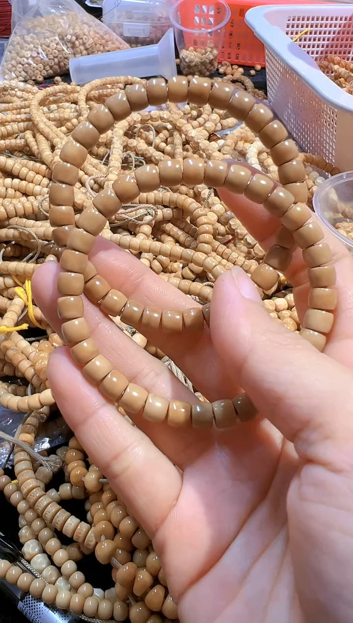 【闪购商品】菩提根/象牙果手串龙脊卡7直切单圈 2号