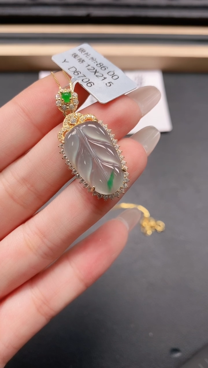 翡翠戒指银S925镶嵌11111