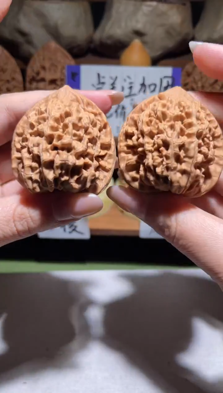 吊坠文玩核桃天*麒麟纹官帽