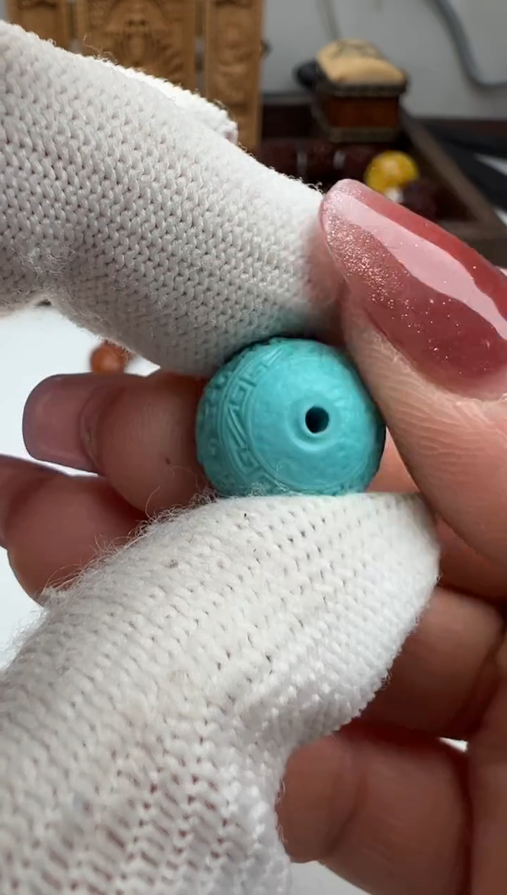 【闪购商品】绿松石珠子未镶嵌绿松石珠子