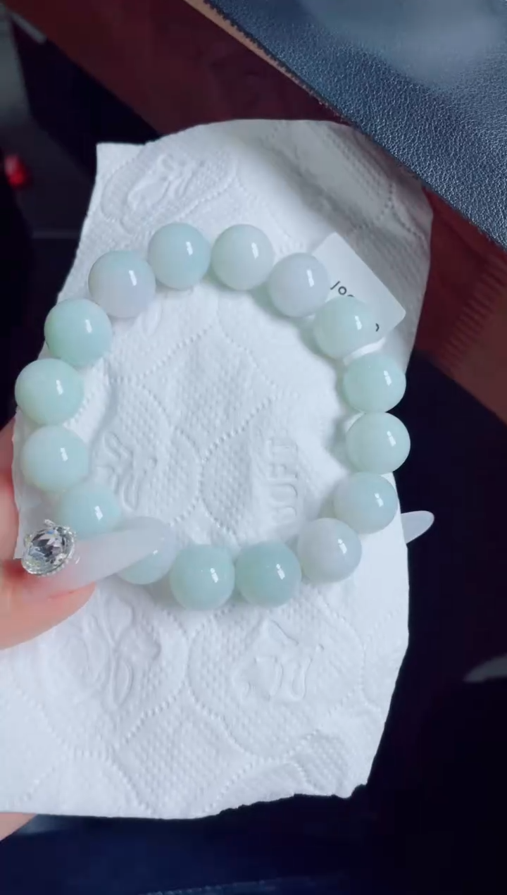 未镶嵌手链翡翠珠串