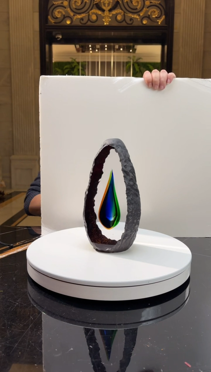 【闪购商品】茶宠AJ06526水晶琉璃艺术摆件