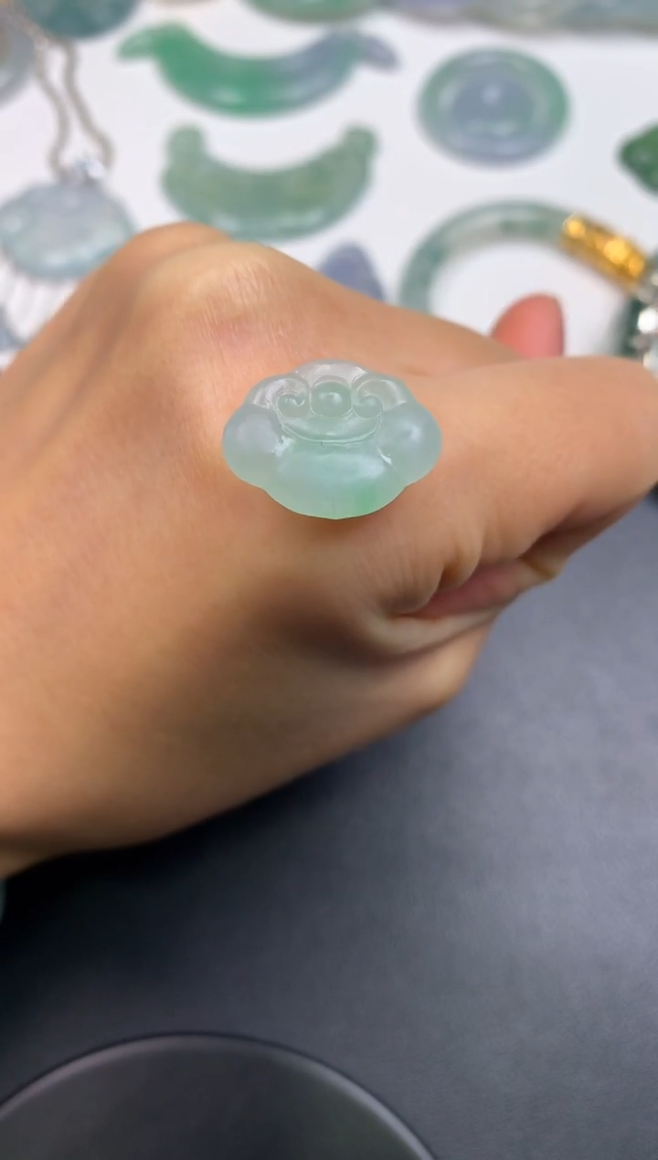 未镶嵌定制翡翠0970370347（14*18*4.7）