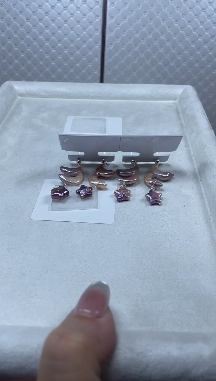 未镶嵌耳饰淡水珍珠【纯恬珍珠】（多样性发货发一）