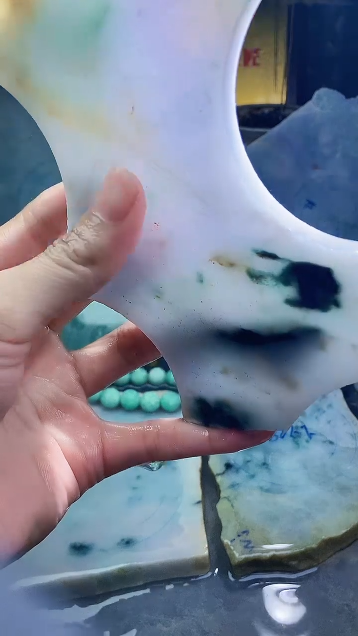 未镶嵌挂件翡翠小雨251