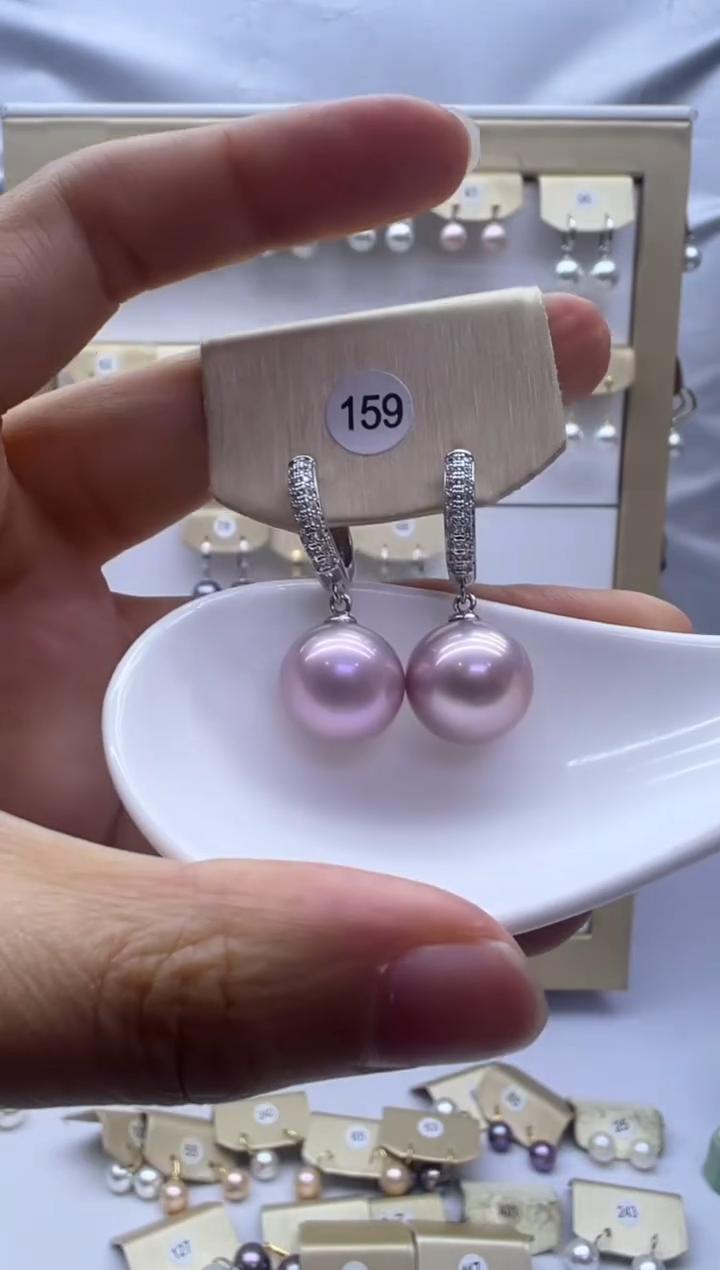 未镶嵌耳饰淡水珍珠159