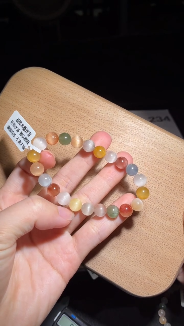 未镶嵌手链水晶231号多样性发一W 8+