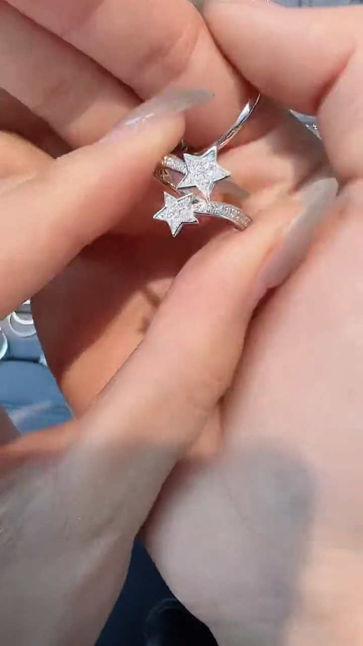 【闪购商品】钻石戒指/指环18K金镶嵌多样性发一