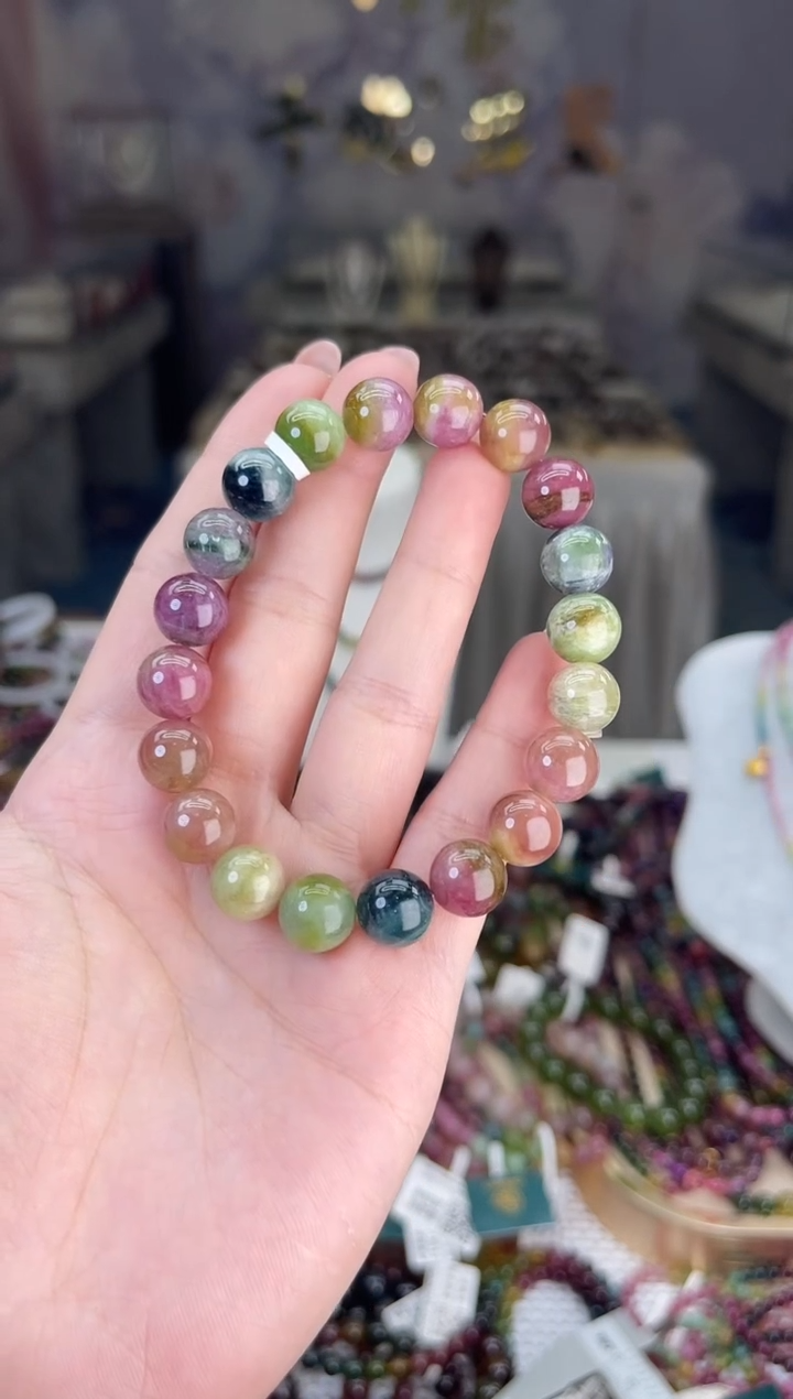 【闪购商品】碧玺/未镶嵌10mm+碧玺单圈多样性发货