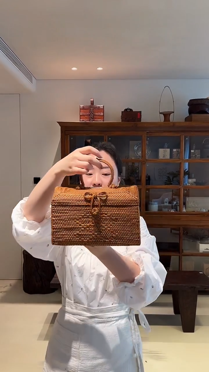 茶道摆件0000竹编包1860