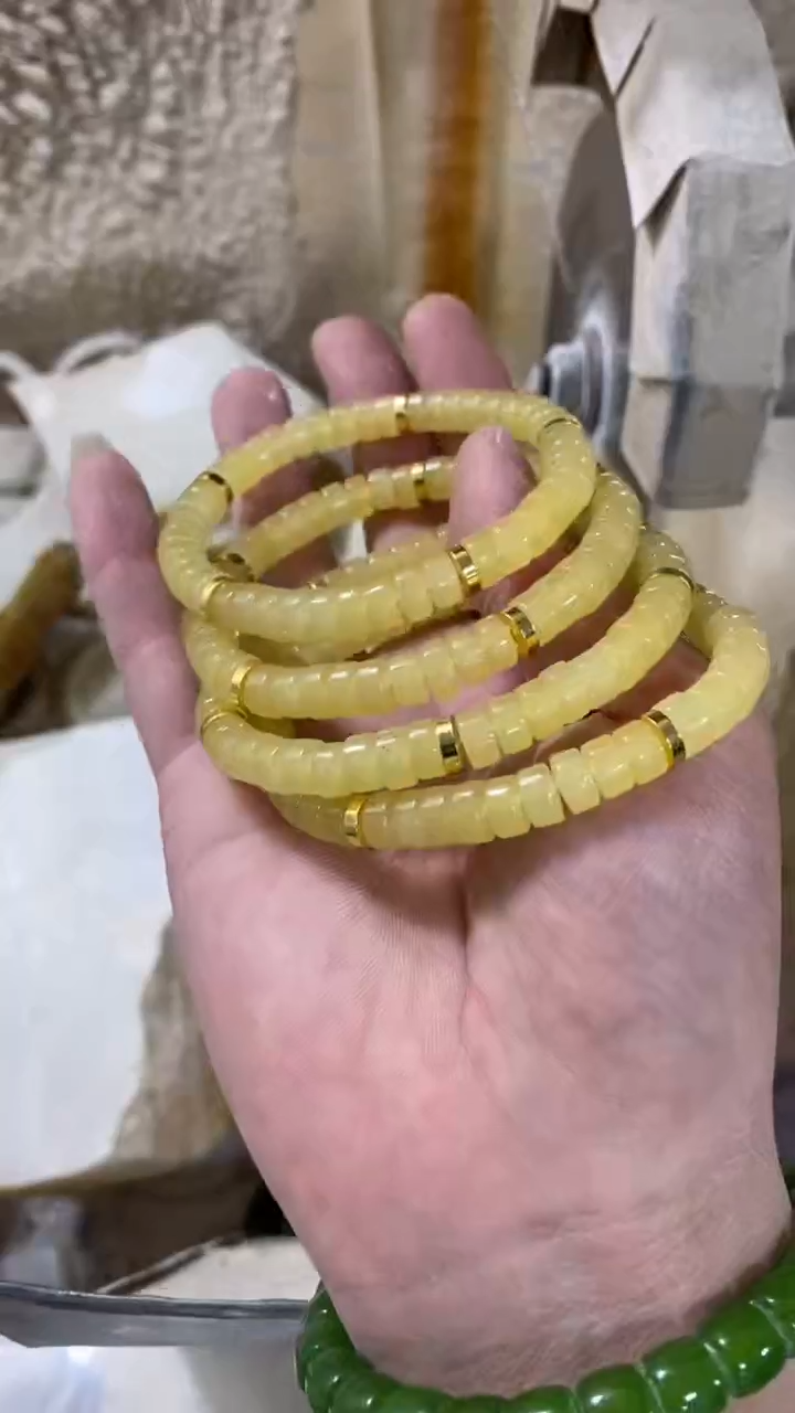 卡7MM透黄直切隔片手串 发一条