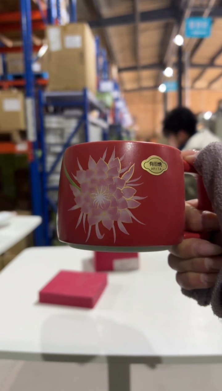 玻璃纸月下美人　マグカップ月下美人　マグカップ