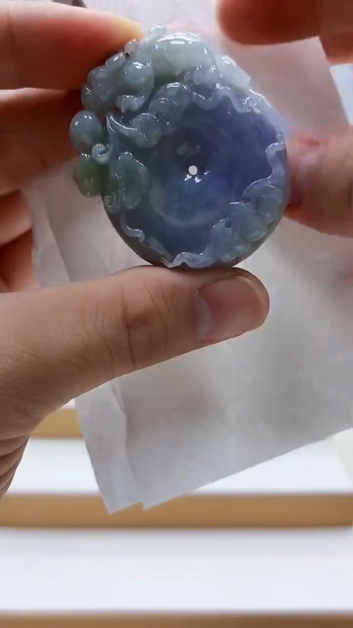 未镶嵌定制翡翠5160bb-毛货挂件31