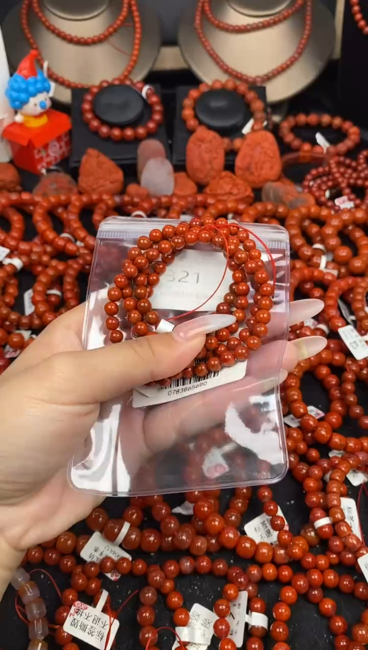 南红玛瑙未镶嵌多圈521-6mm