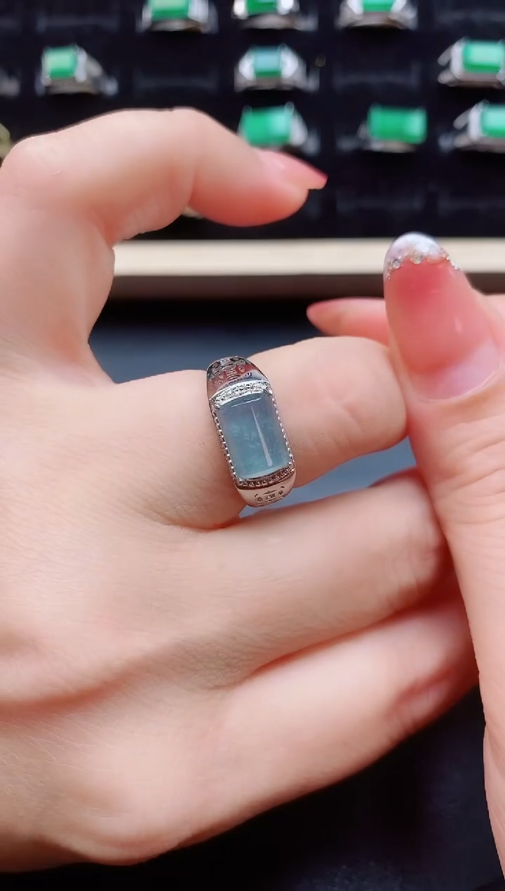 【闪购商品】翡翠戒指银S925镶嵌121212