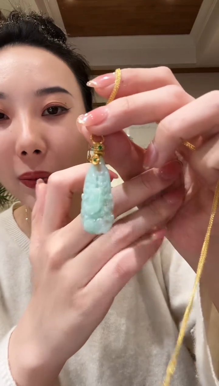 【闪购商品】翡翠颈饰未镶嵌国风