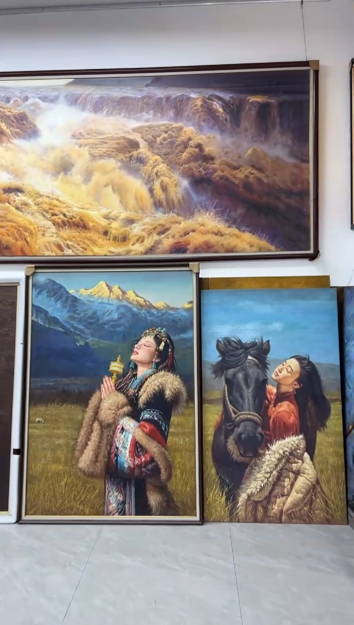 【闪购商品】书法黑马少女加祈福少女