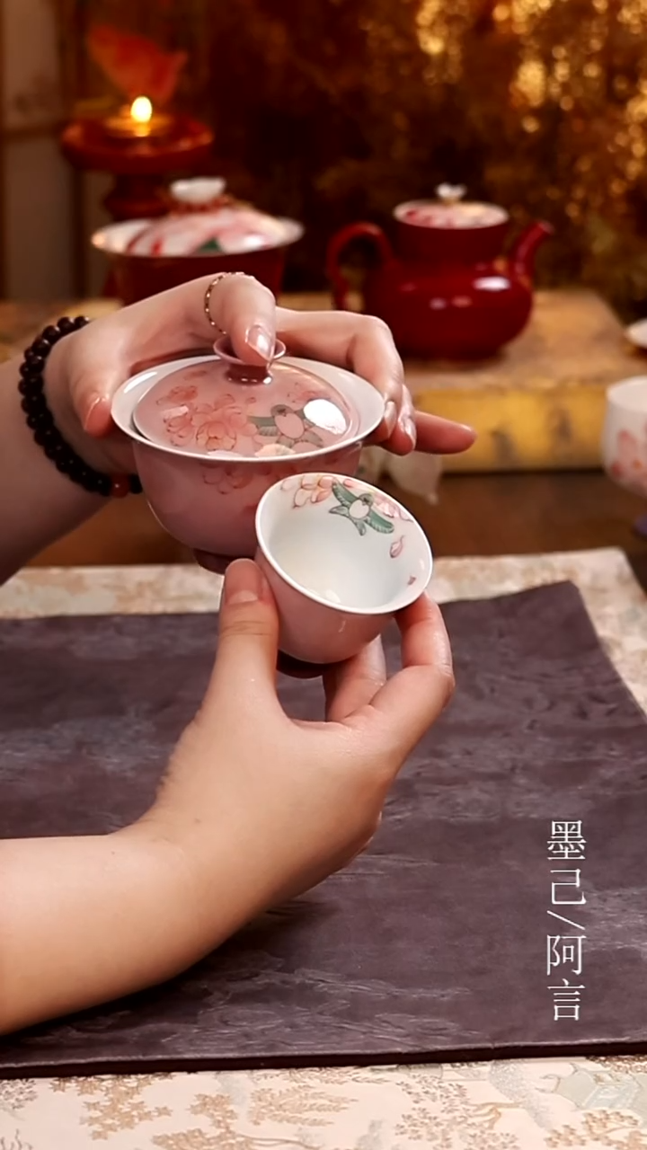 孤品微瑕一碗一杯                        