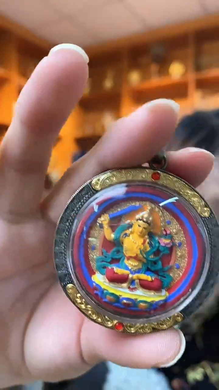 【闪购商品】泥塑文殊-与实物略有差异介意者慎拍