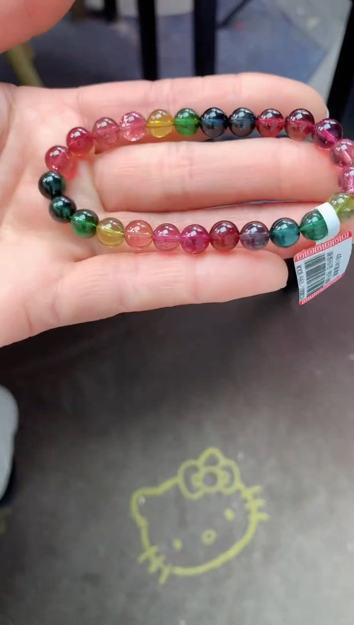 【闪购商品】碧玺手串未镶嵌多样性发一条