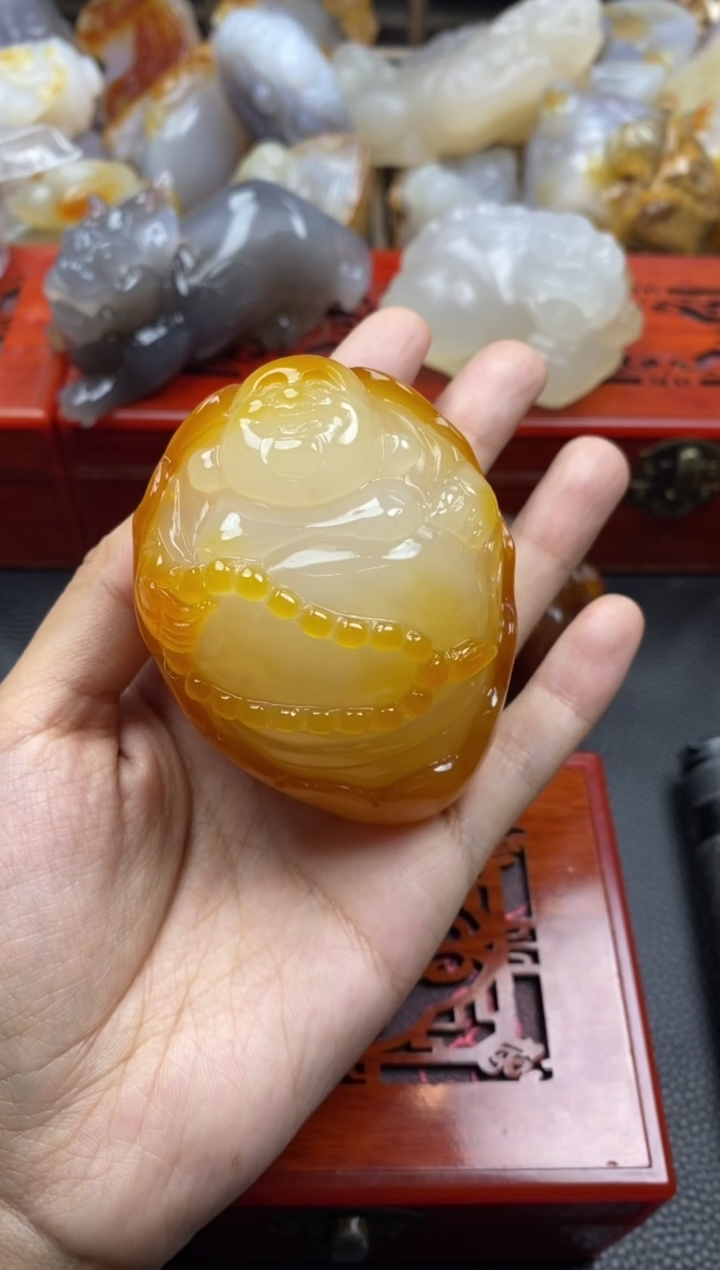 未镶嵌手把玛瑙/玉髓风**淡00