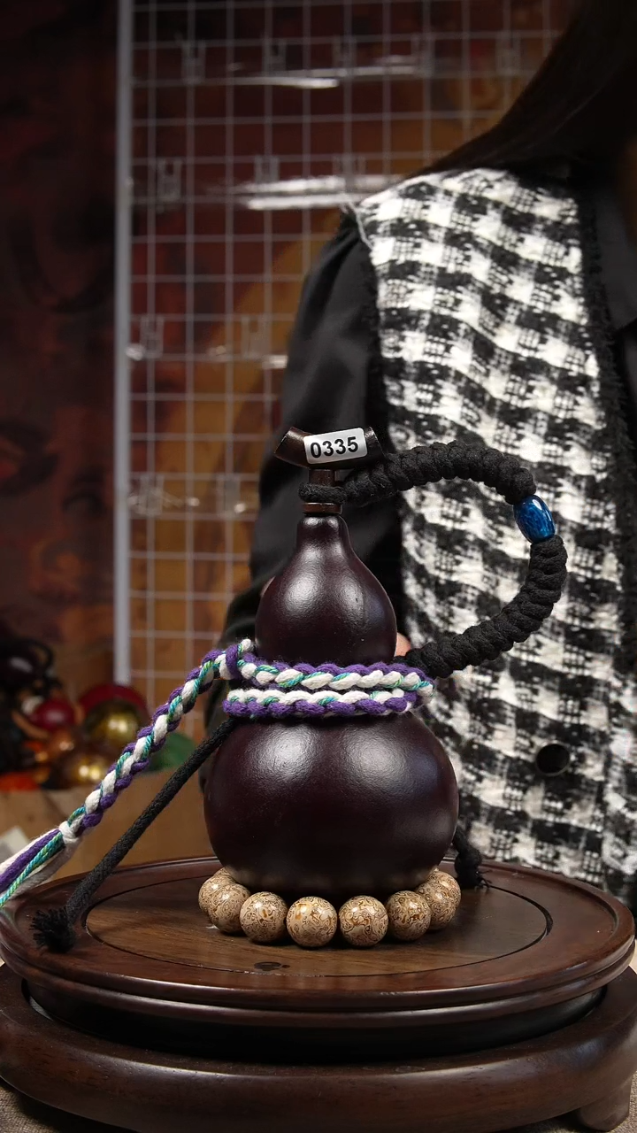 【闪购商品】335号  大漆酒葫芦一物一图