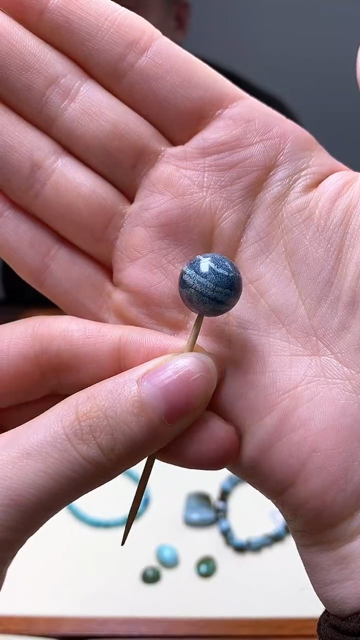 【闪购商品】绿松石1未镶嵌绿松石圆珠