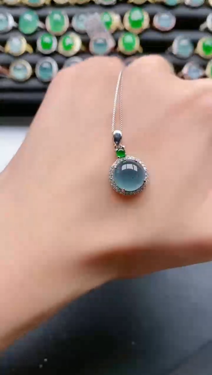 【闪购商品】翡翠戒指银S925镶嵌111111
