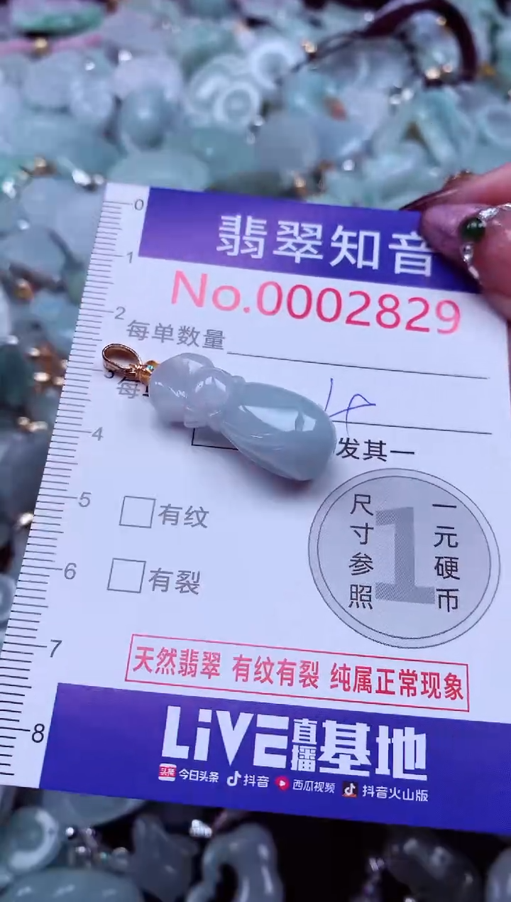 吊坠(不含链)未镶嵌翡翠2829