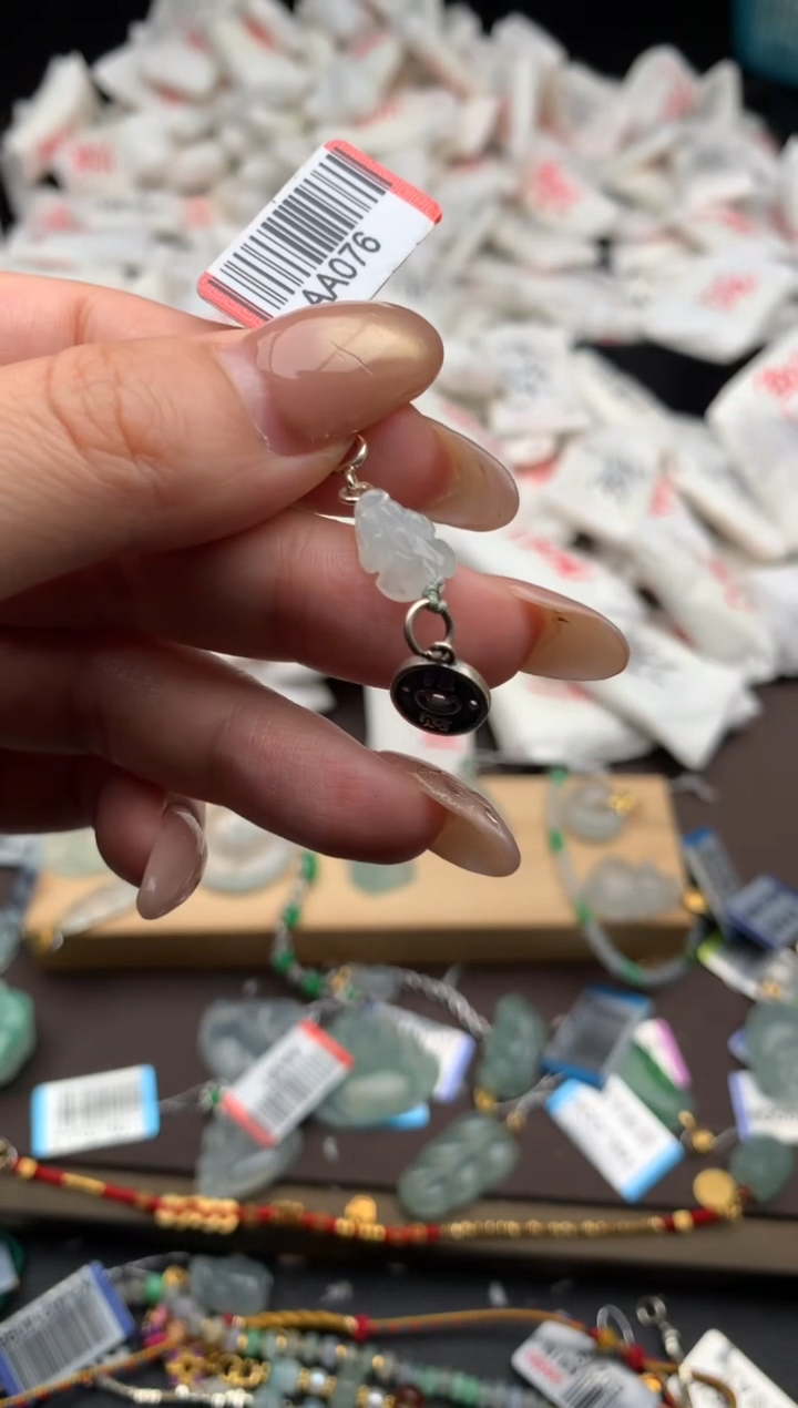 【闪购商品】翡翠挂件银S925镶嵌一