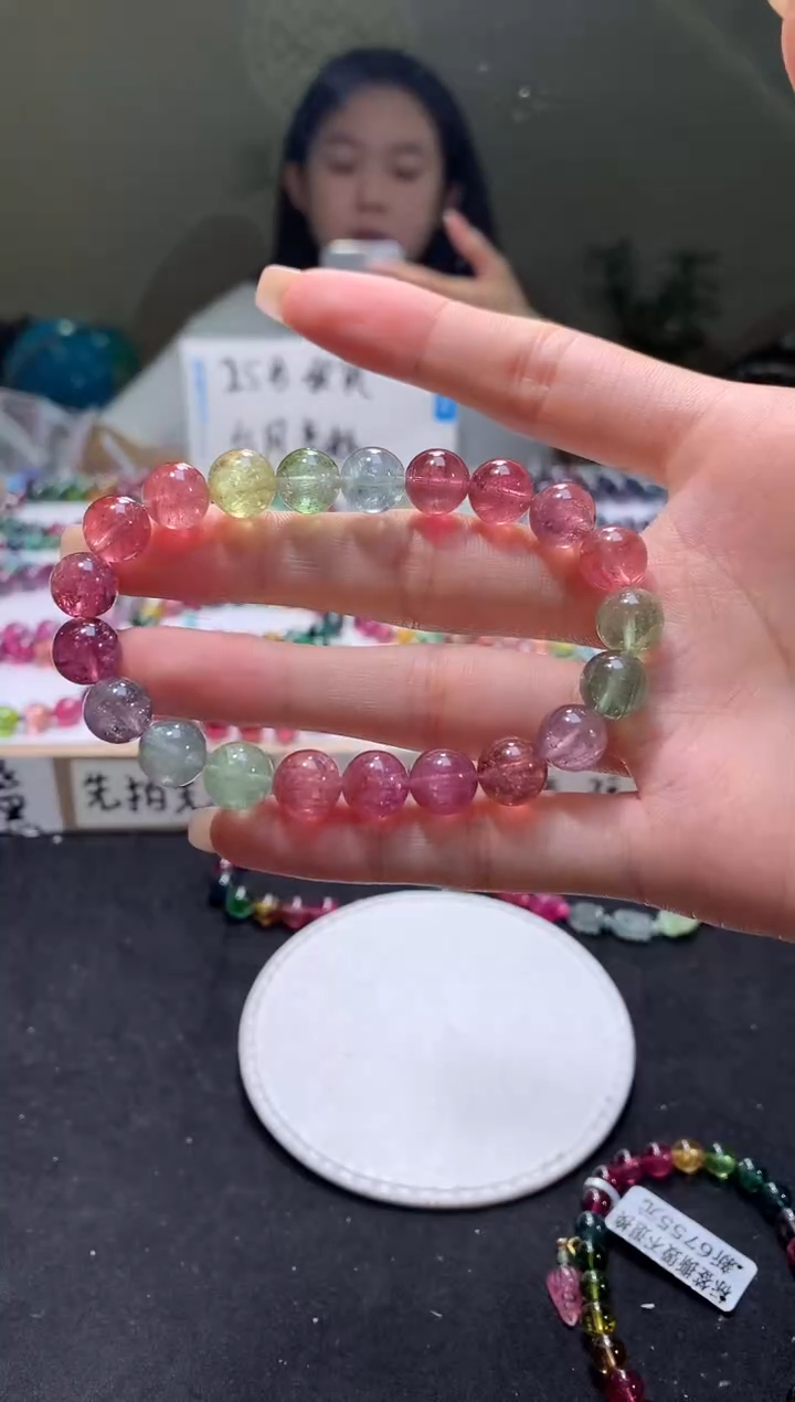 未镶嵌手串碧玺A04【天然碧玺】
