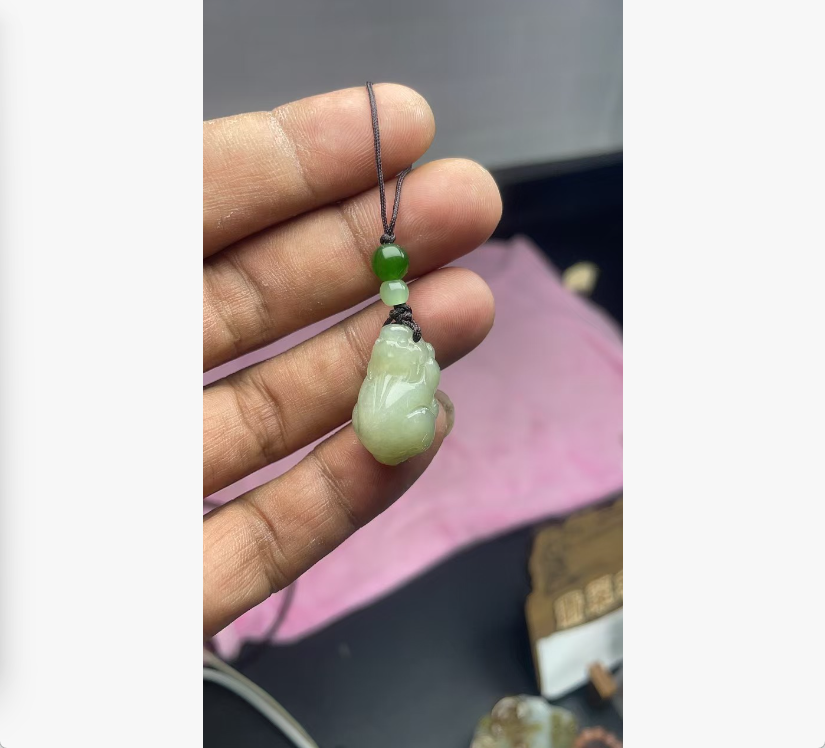 和田玉珠宝手机挂坠饰品