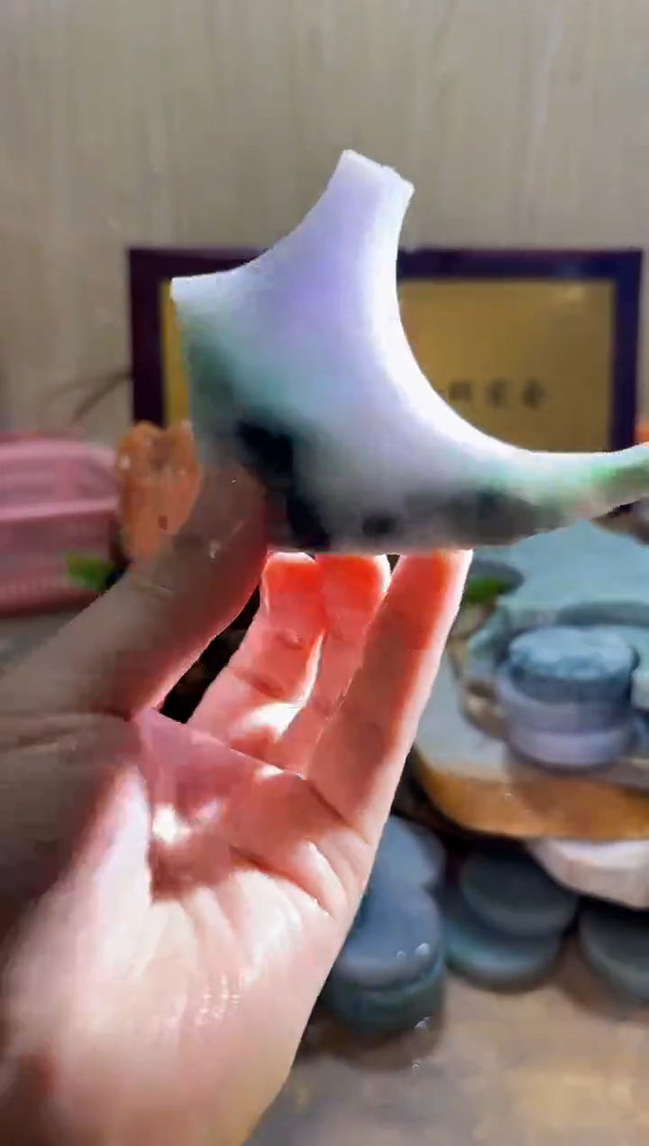 翡翠挂件未镶嵌A货常星2883