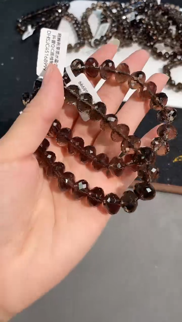 未镶嵌手链水晶3号茶水晶盘珠单圈