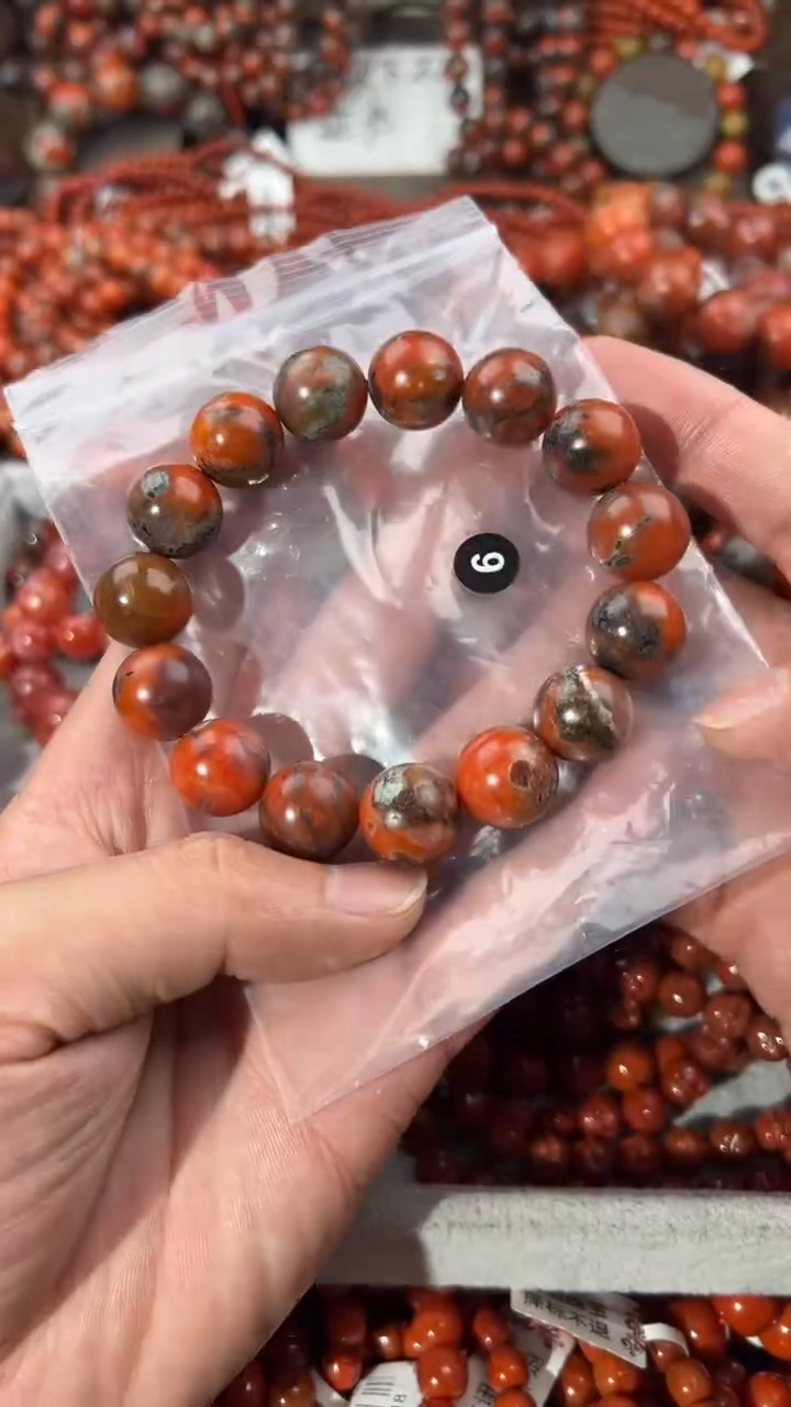 南红玛瑙手串未镶嵌14